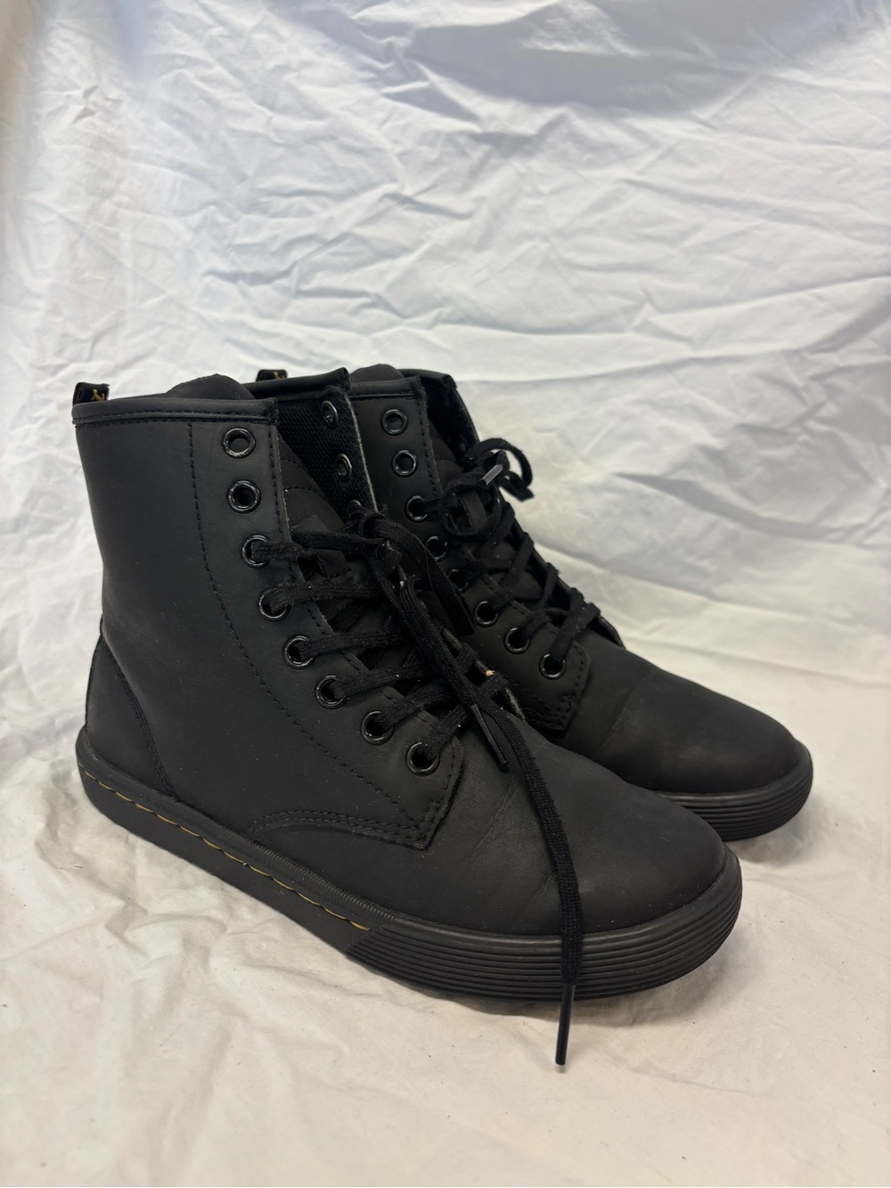 Dr. Martens Black Lace-Up Ankle Boots | Women Size 5